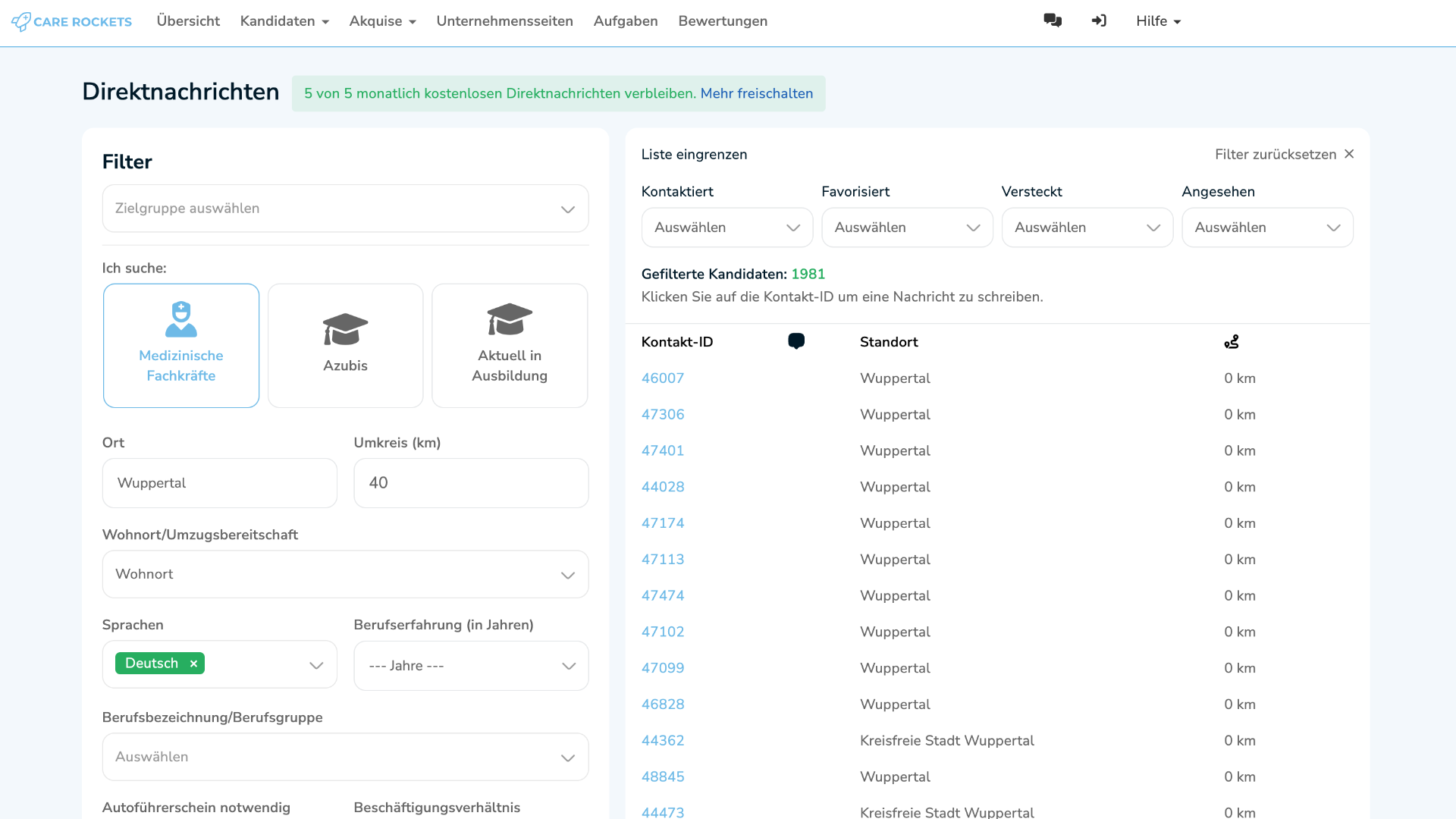 Direktnachrichten Freemium