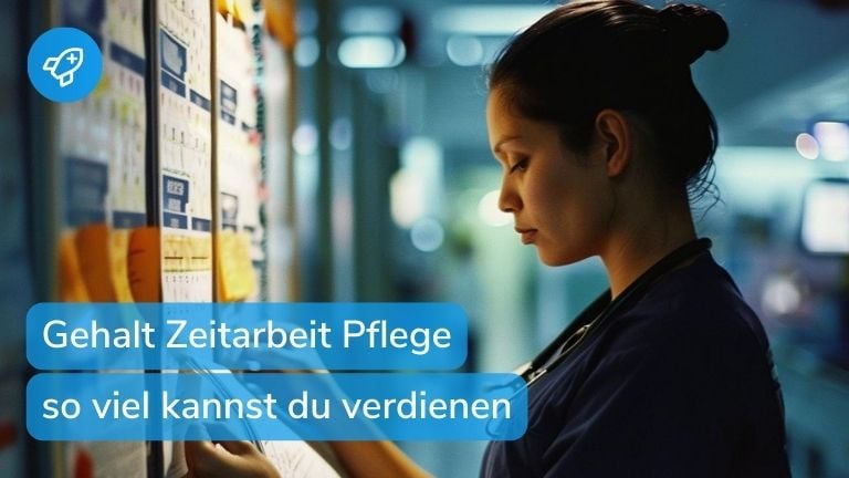 Gehalt in der Zeitarbeit (2025): Mit welchem Verdienst Pflegekräfte rechnen können